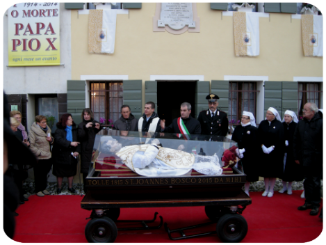 PIO X E DON BOSCO don bosco visita la casa di pio x