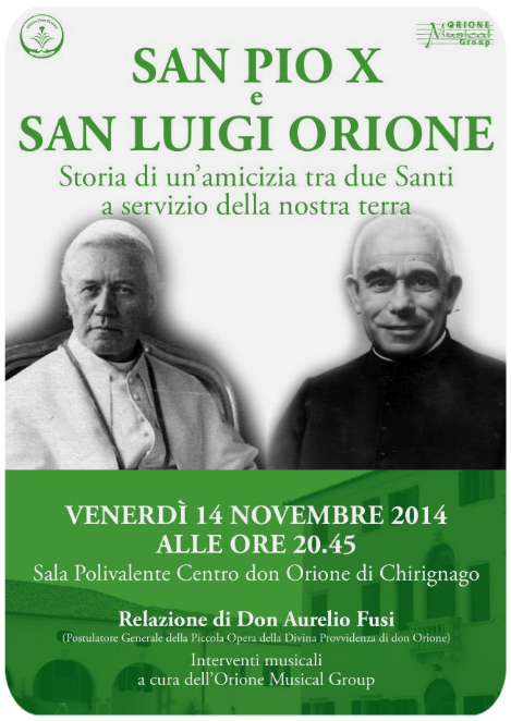 san pio x e san luigi orione