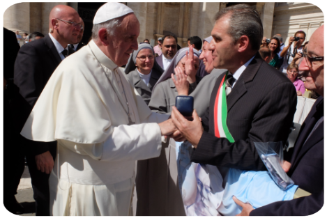 udienza con Papa Francesco