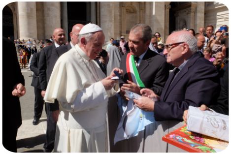 udienza con Papa Francesco