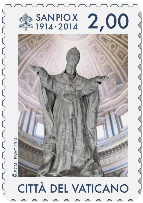 francobollo dedicato s San Pio x francobollo dedicato s San Pio x